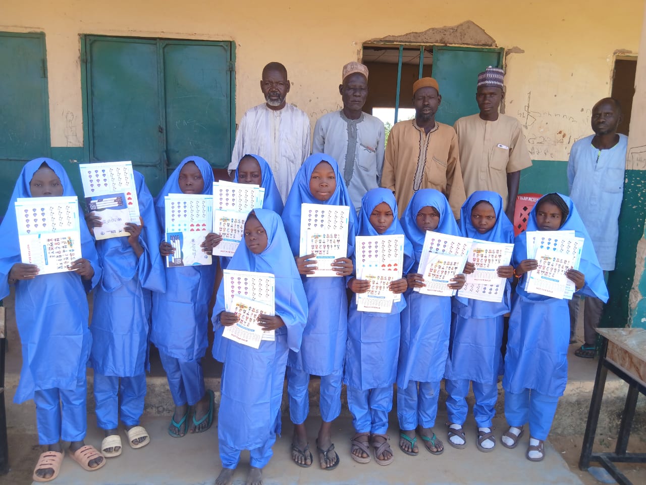 Role play activity with pupils